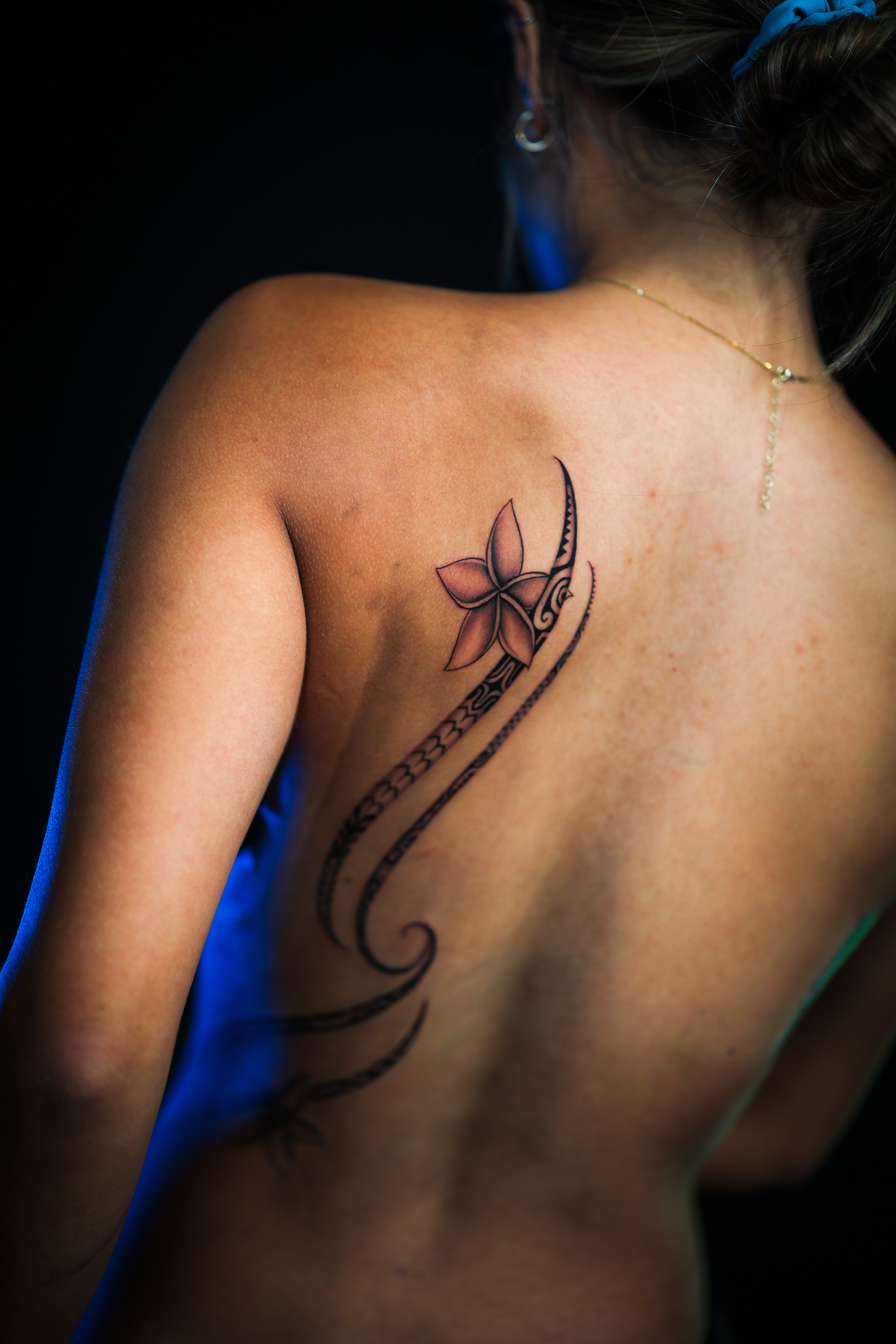 Polynesian back pieces tattoo by Joshawa Elsas – IslandTAT San Diego