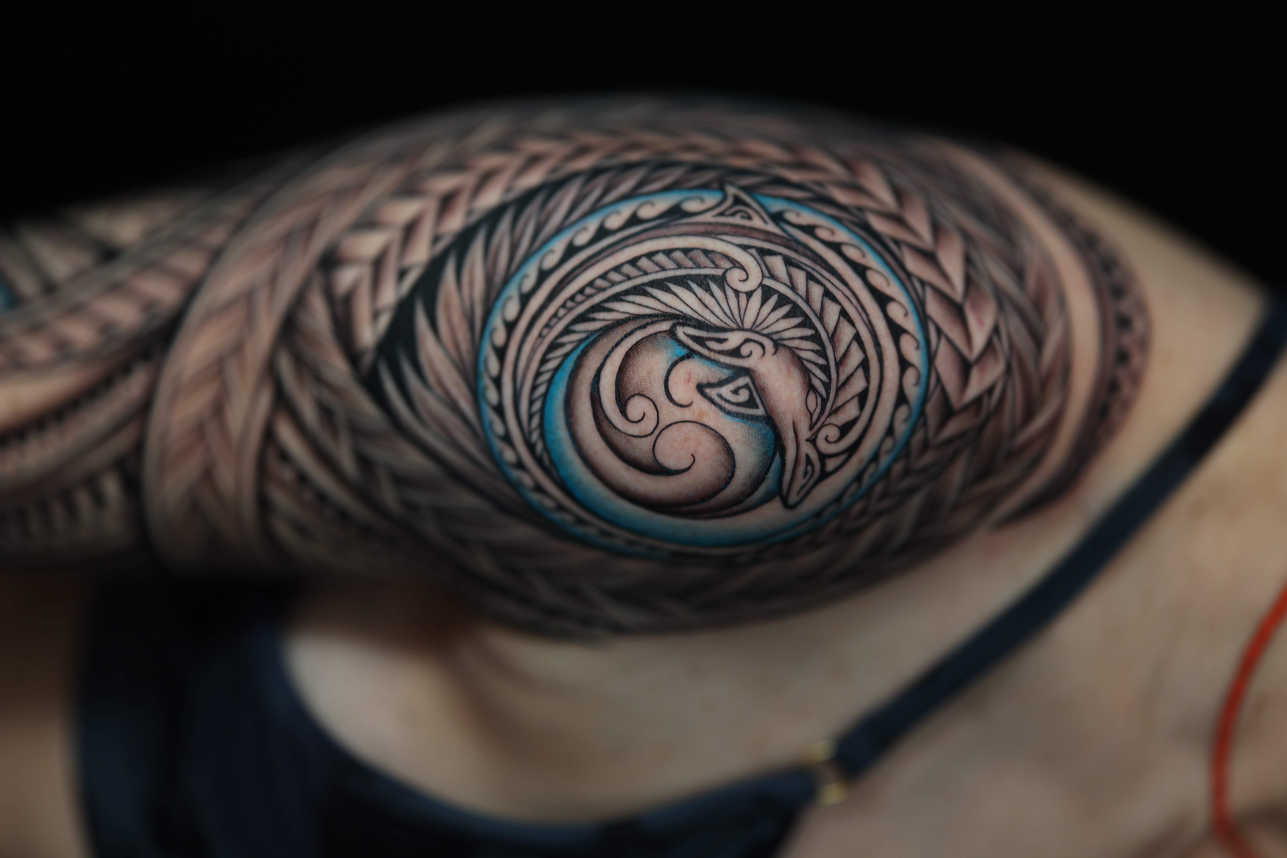 Polynesian half sleeves tattoo by Joshawa Elsas – IslandTAT San Diego