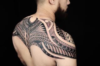 Joshawa Elsas · Back Pieces — Polynesian tattoo by IslandTAT San Diego