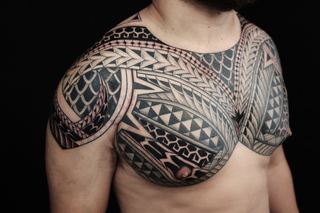 Joshawa Elsas · Chest Pieces — Polynesian tattoo by IslandTAT San Diego