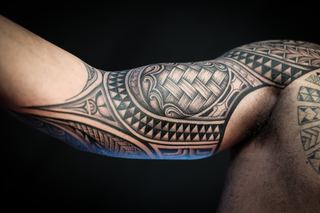 Joshawa Elsas · Half Sleeves — Polynesian tattoo by IslandTAT San Diego