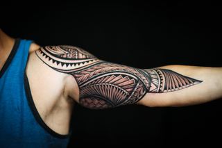 Joshawa Elsas · Half Sleeves — Polynesian tattoo by IslandTAT San Diego